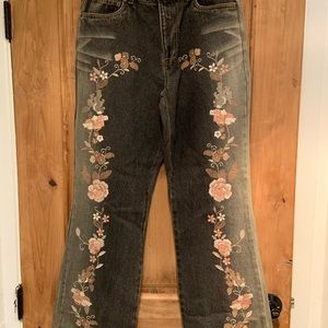 Beautiful embroidered jeans